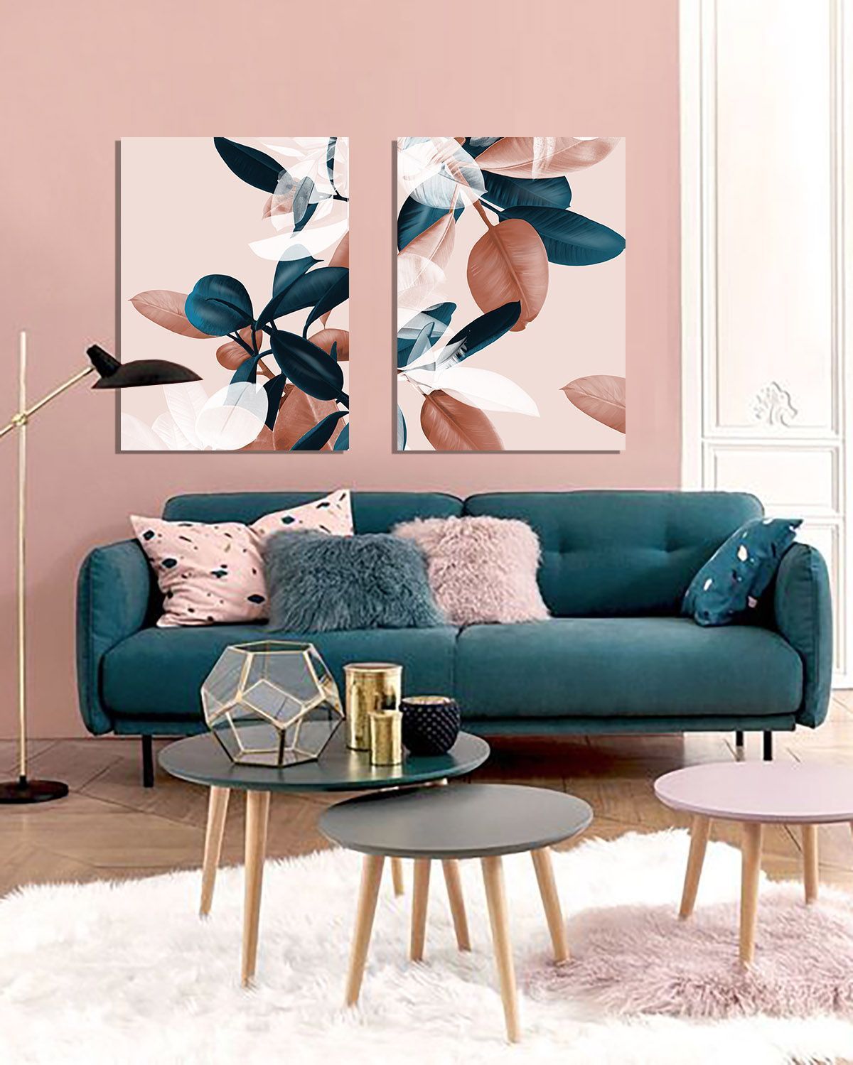 Диптих. Интерьевные картина DKP002