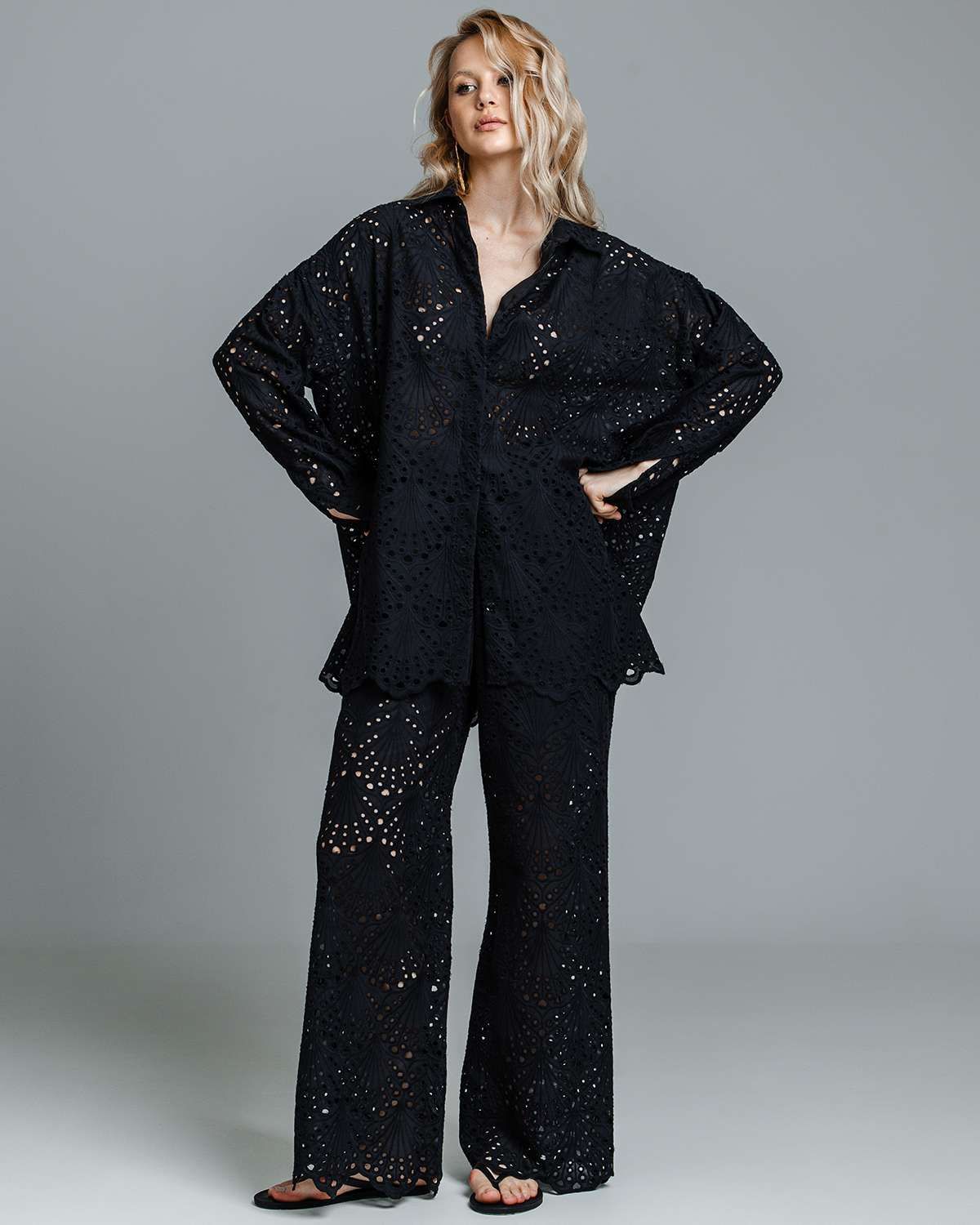 Брюки палаццо шитьё HB002